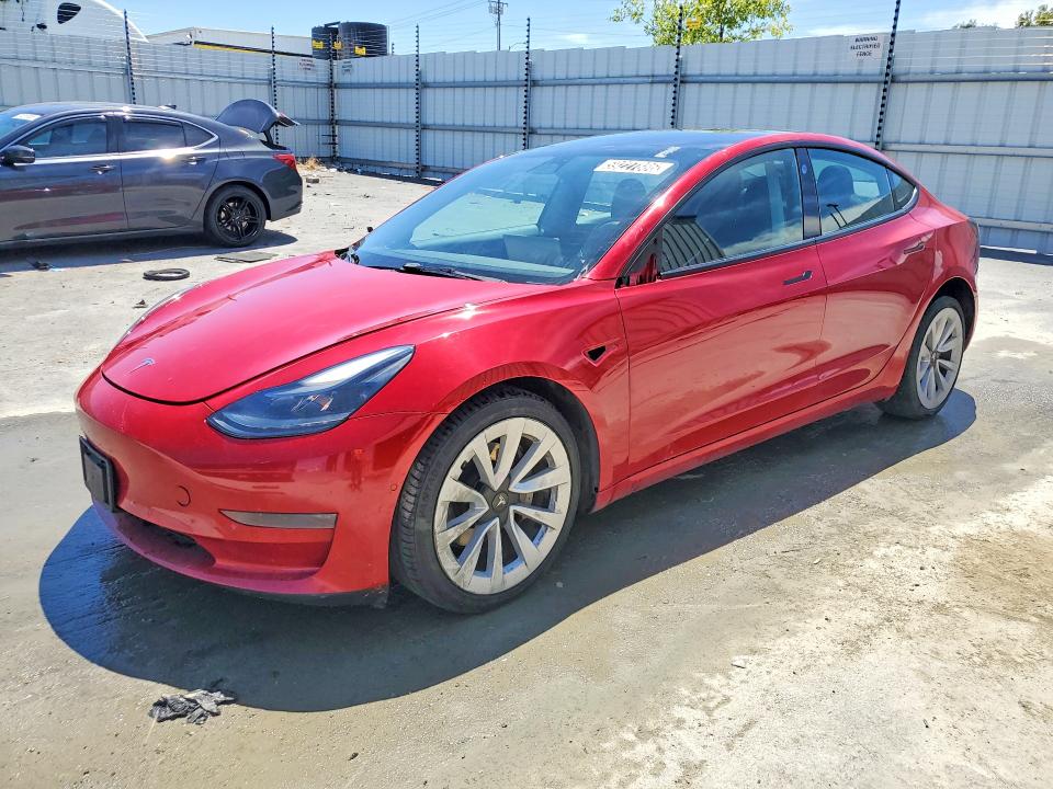 Продаж на аукціоні авто 2022 Tesla Model 3, vin: 5YJ3E1EA4NF303829, номер лоту: 59227886