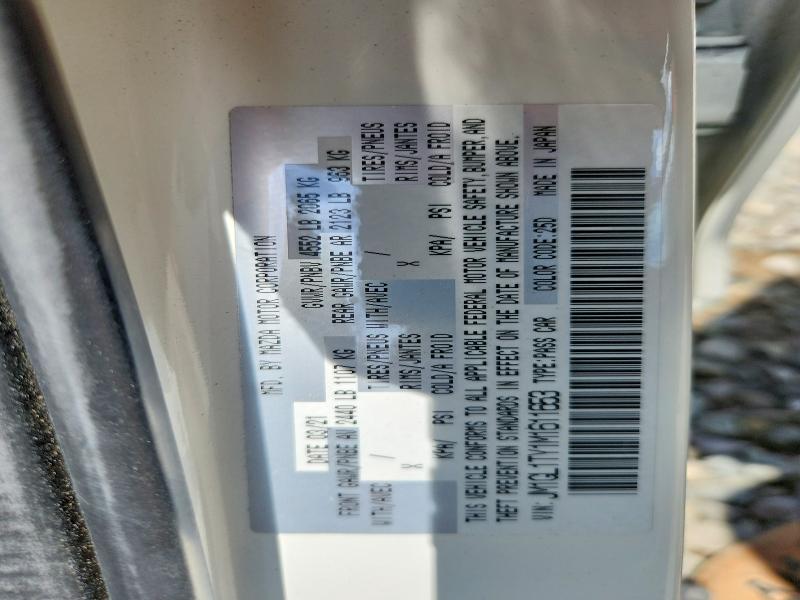 58239956 :رقم المزاد ، JM1GL1TY1M1611653 vin ، 2021 Mazda 6 مزاد بيع