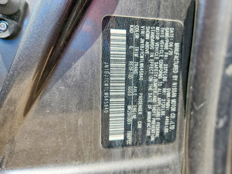 Продажа на аукционе авто 2020 Nissan Rogue Sport, vin: JN1BJ1CW1LW645840, номер лота: 56565126