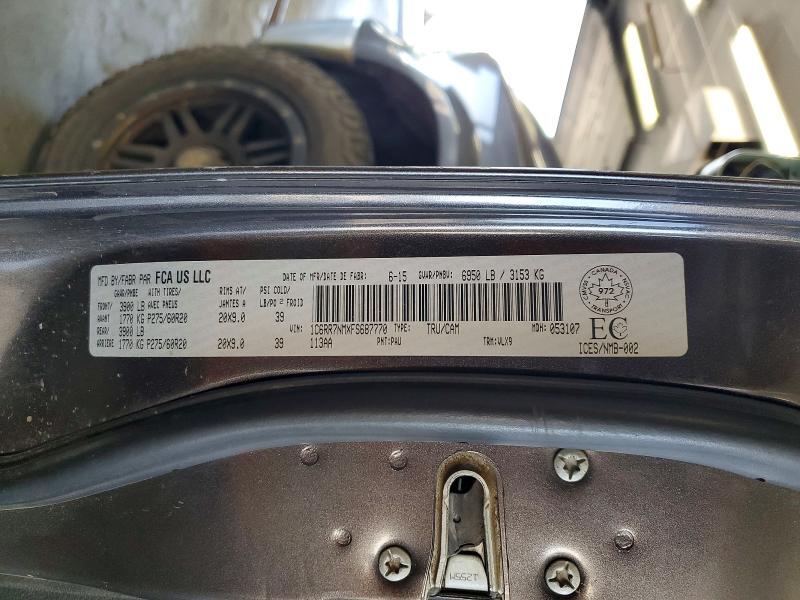 55756096 :رقم المزاد ، 1C6RR7NMXFS687770 vin ، 2015 Ram 1500 مزاد بيع