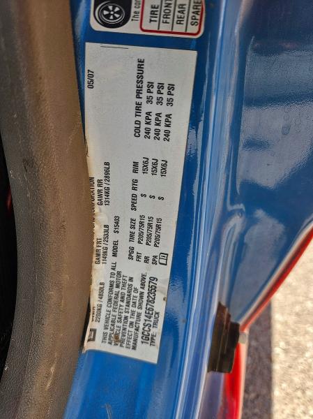 55950086 :رقم المزاد ، 1GCCS14E678235579 vin ، 2007 Chevrolet Colorado مزاد بيع