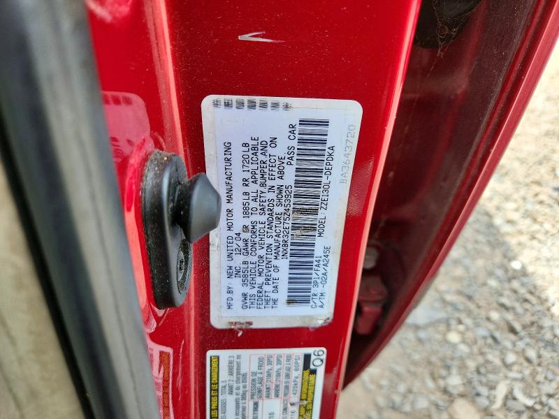 58135496 :رقم المزاد ، 1NXBR32E75Z453925 vin ، 2005 Toyota Corolla مزاد بيع