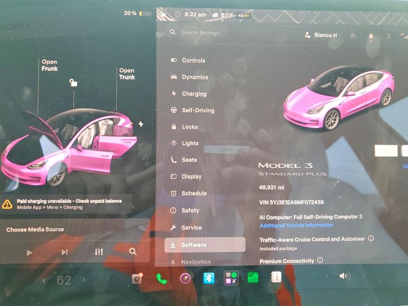 2021 Tesla Model 3 მანქანა იყიდება აუქციონზე, vin: 5YJ3E1EA9MF072439, აუქციონის ნომერი: 55994926