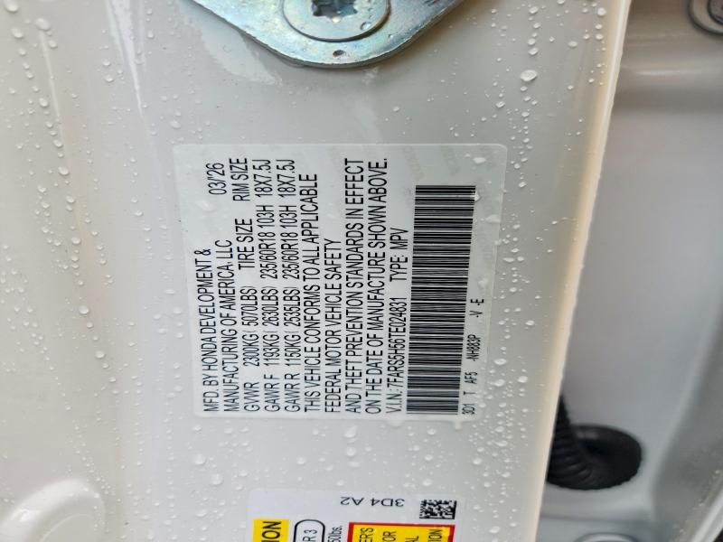 Aukcja sprzedaży 2026 Honda Cr-v, vin: 7FARS5H56TE024831, numer aukcji: 58595916
