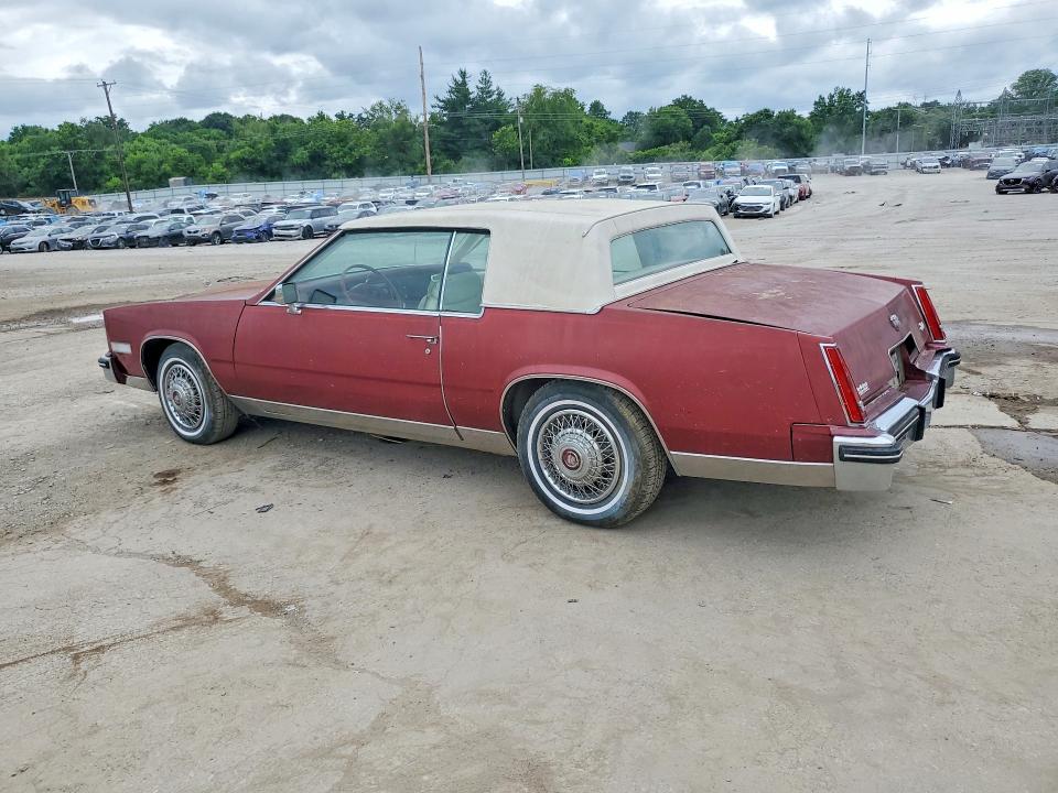 56779766 :رقم المزاد ، 1G6AL5789EE667604 vin ، 1984 Cadillac Eldorado مزاد بيع