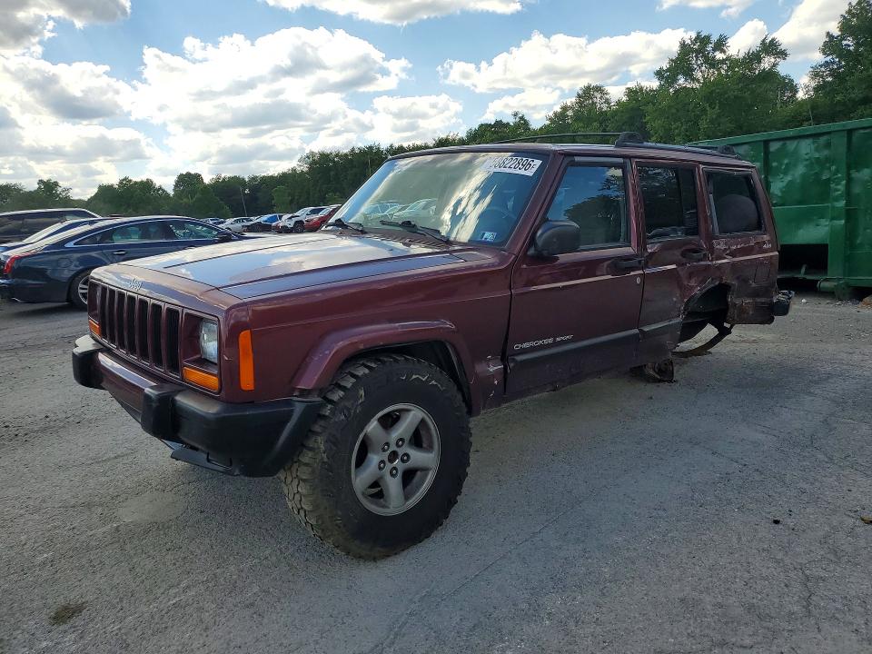 58822896 :رقم المزاد ، 1J4FF48SXYL262778 vin ، 2000 Jeep Cherokee مزاد بيع