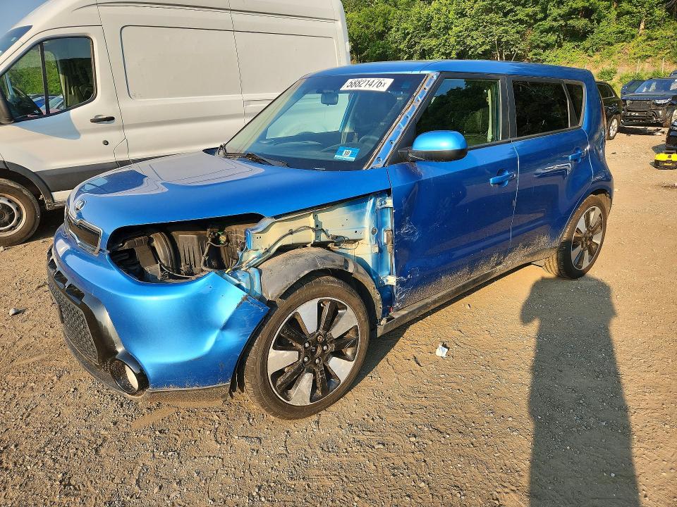 2016 Kia Soul მანქანა იყიდება აუქციონზე, vin: KNDJP3A58G7384638, აუქციონის ნომერი: 58821476