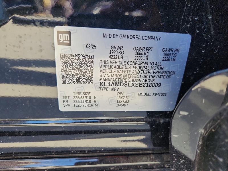 Aukcja sprzedaży 2025 Buick Encore Gx, vin: KL4AMDSLXSB218889, numer aukcji: 57242746