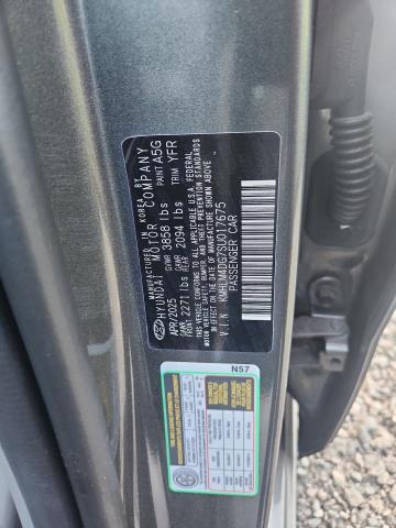 57720036 :رقم المزاد ، KMHLM4DG7SU017675 vin ، 2025 Hyundai Elantra مزاد بيع