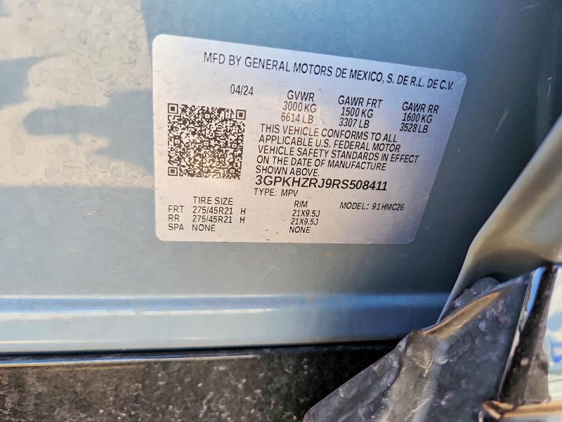 Продажа на аукционе авто 2024 Honda Prologue, vin: 3GPKHZRJ9RS508411, номер лота: 56114336