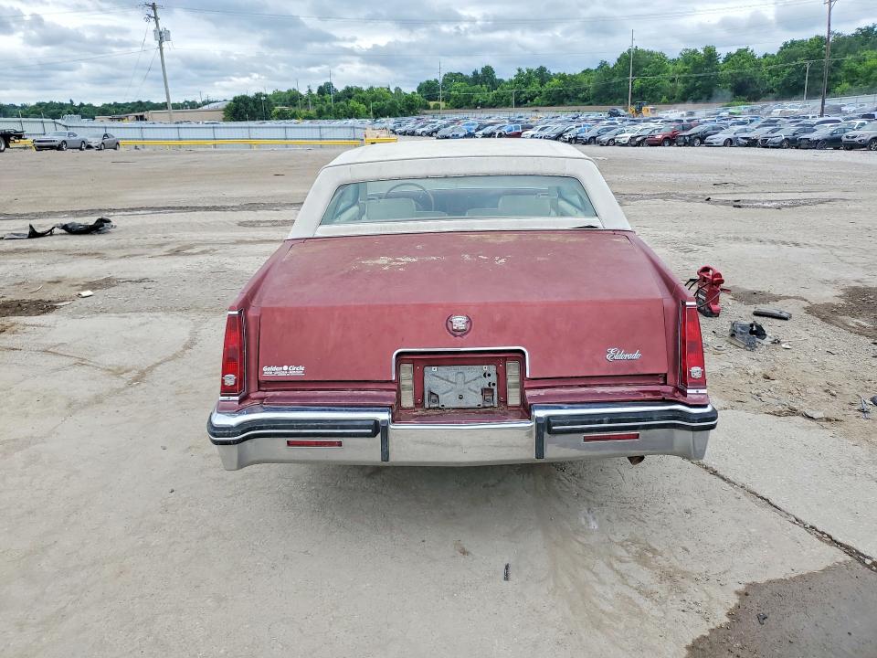56779766 :رقم المزاد ، 1G6AL5789EE667604 vin ، 1984 Cadillac Eldorado مزاد بيع