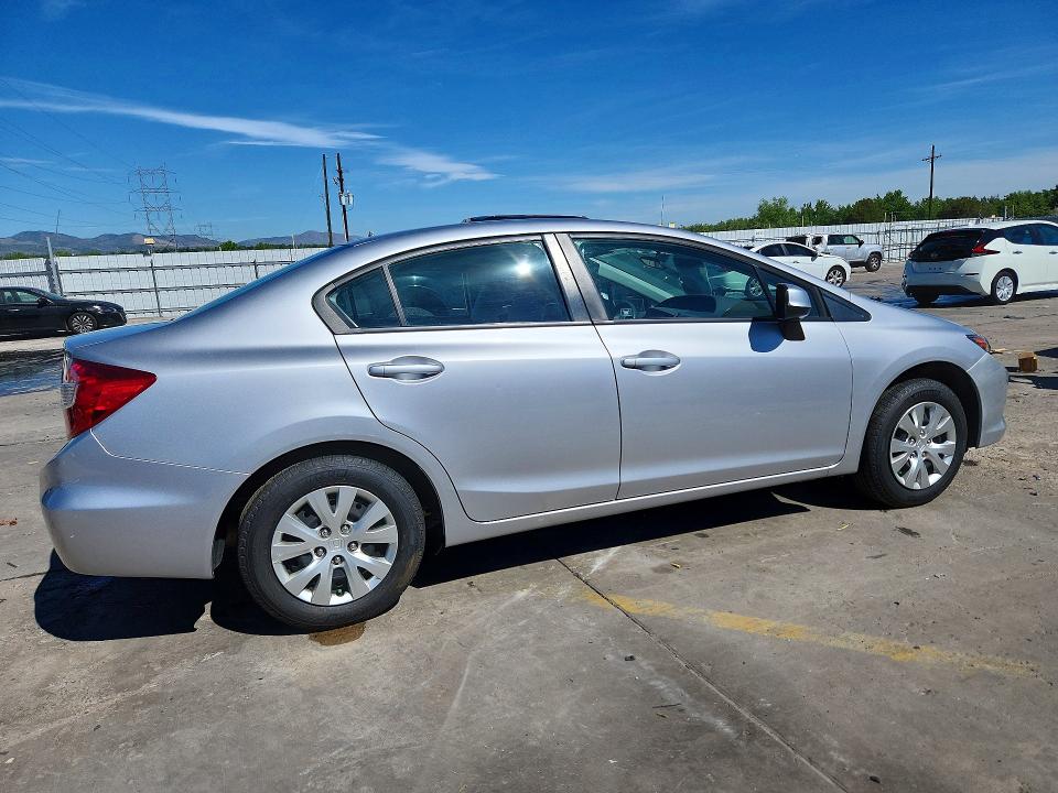 2012 Honda Civic მანქანა იყიდება აუქციონზე, vin: 19XFB2F51CE379041, აუქციონის ნომერი: 57191656