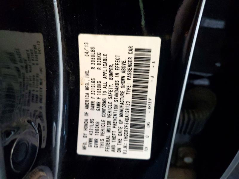 Aukcja sprzedaży 2013 Honda Accord, vin: 1HGCR2F54DA159123, numer aukcji: 58333276