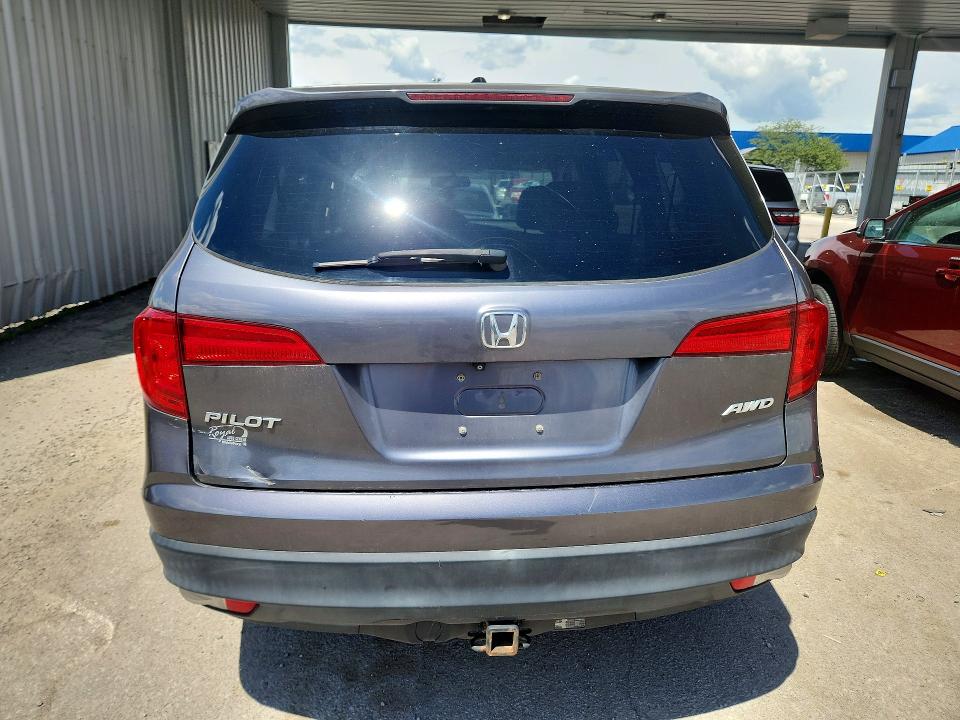2017 Honda Pilot მანქანა იყიდება აუქციონზე, vin: 5FNYF6H88HB016653, აუქციონის ნომერი: 57407406
