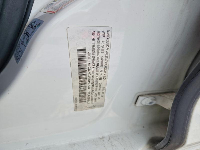 56623656 :رقم المزاد ، 3VW2K7AJ3BM307534 vin ، 2011 Volkswagen Jetta مزاد بيع