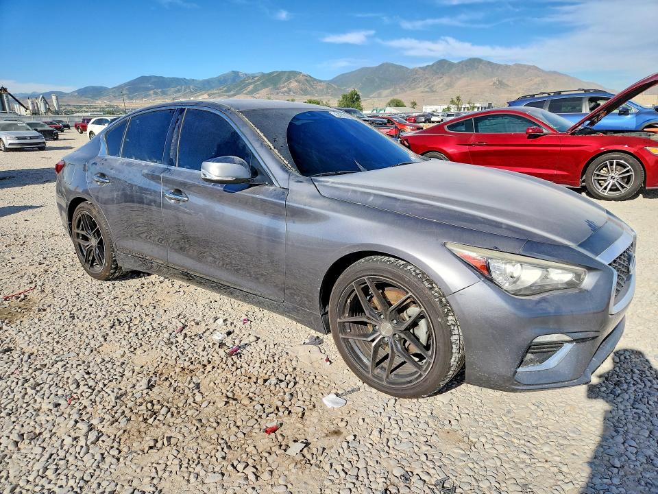 2018 Infiniti Q50 მანქანა იყიდება აუქციონზე, vin: JN1EV7AR5JM445909, აუქციონის ნომერი: 57210136