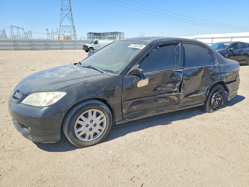 2004 Honda Civic მანქანა იყიდება აუქციონზე, vin: 2HGES16504H629723, აუქციონის ნომერი: 57205786