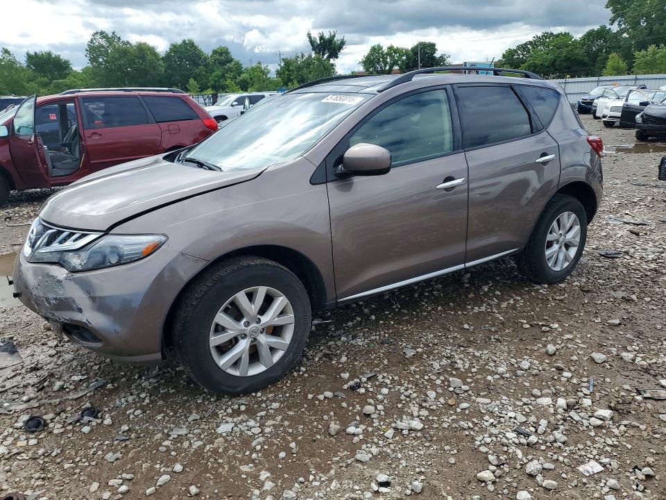 2014 Nissan Murano მანქანა იყიდება აუქციონზე, vin: JN8AZ1MW1EW525673, აუქციონის ნომერი: 57650016