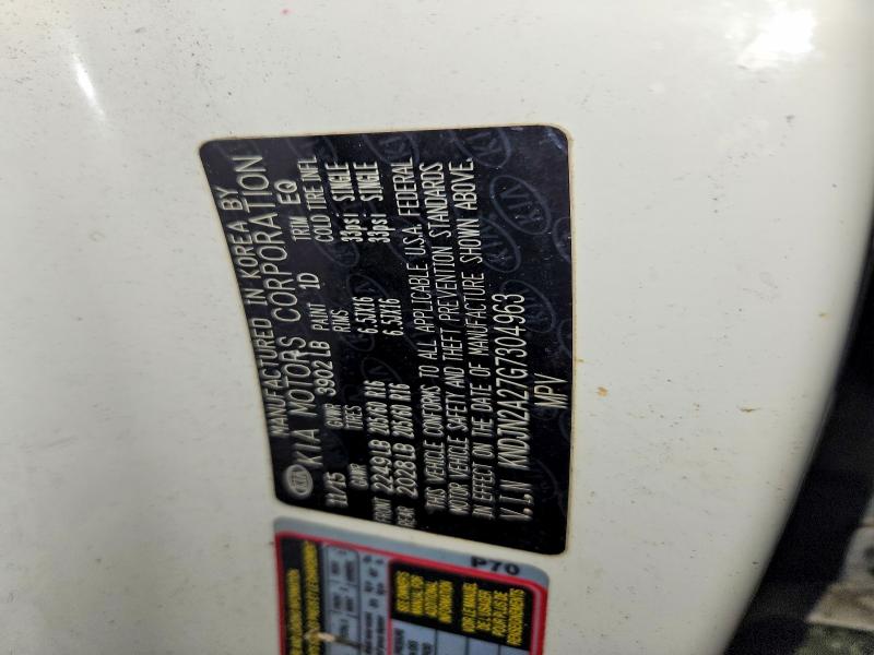 57663716 :رقم المزاد ، KNDJN2A27G7304963 vin ، 2016 Kia Soul مزاد بيع