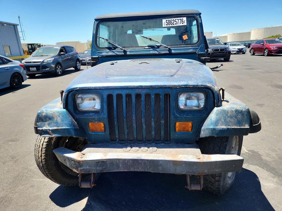 58625776 :رقم المزاد ، 1J4FY19PXSP302389 vin ، 1995 Jeep Wrangler / Yj مزاد بيع
