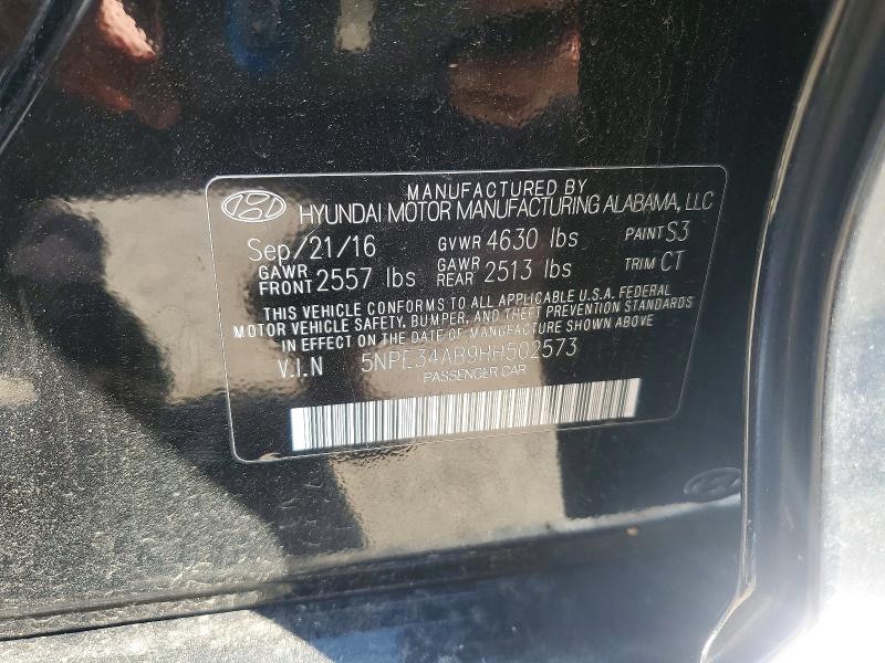 Aukcja sprzedaży 2017 Hyundai Sonata, vin: 5NPE34AB9HH502573, numer aukcji: 55492866