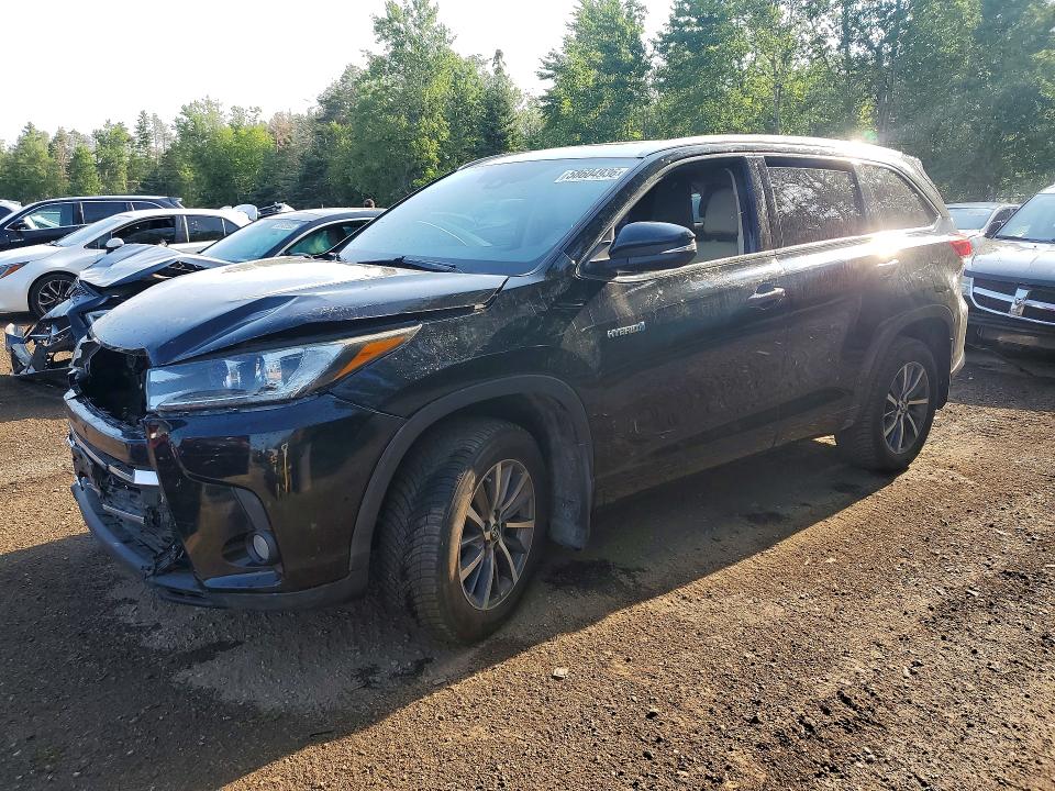 2018 Toyota Highlander Hybrid მანქანა იყიდება აუქციონზე, vin: 5TDJGRFH1JS050597, აუქციონის ნომერი: 58604936