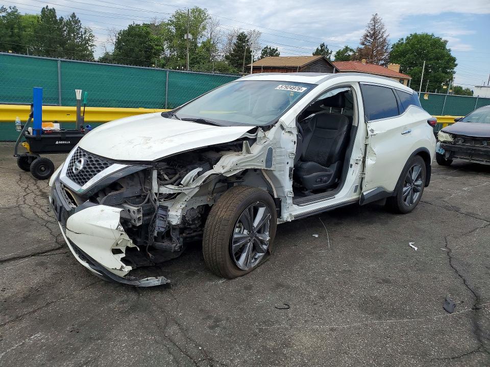 2021 Nissan Murano მანქანა იყიდება აუქციონზე, vin: 5N1AZ2DS0MC128398, აუქციონის ნომერი: 57924976