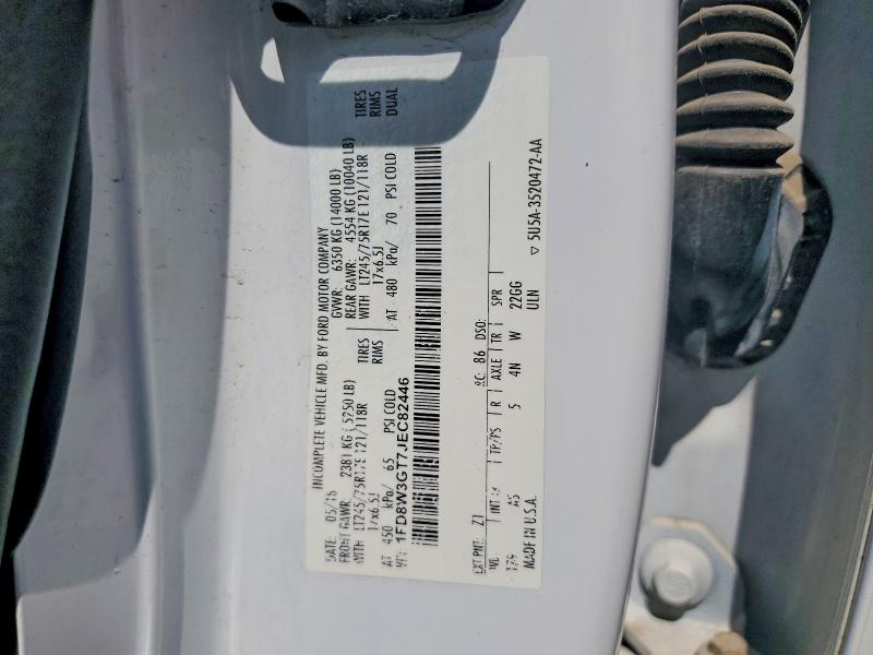 Auction sale of the 2018 Ford F350, vin: 1FD8W3GT7JEC82446, lot number: 58023856