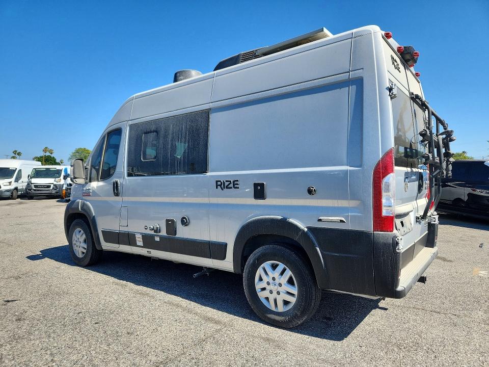 56319846 :رقم المزاد ، 3C6LRVBG7ME582578 vin ، 2021 Ram Promaster 1500 مزاد بيع