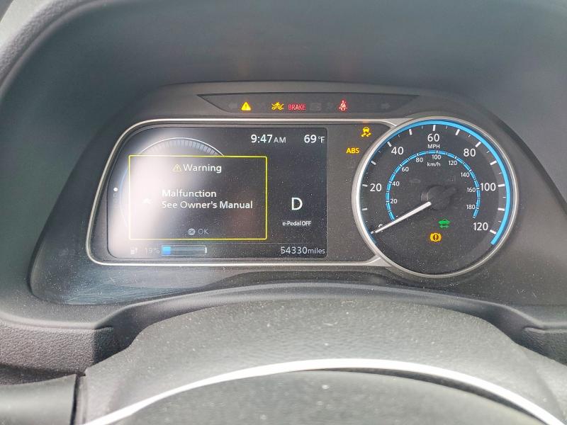 2020 Nissan Leaf მანქანა იყიდება აუქციონზე, vin: 1N4BZ1DP0LC303624, აუქციონის ნომერი: 56758516