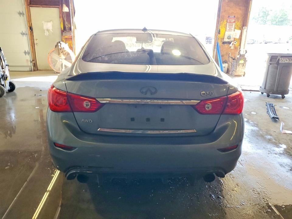 55912266 :رقم المزاد ، JN1BV7AR6FM390753 vin ، 2015 Infiniti Q50 مزاد بيع