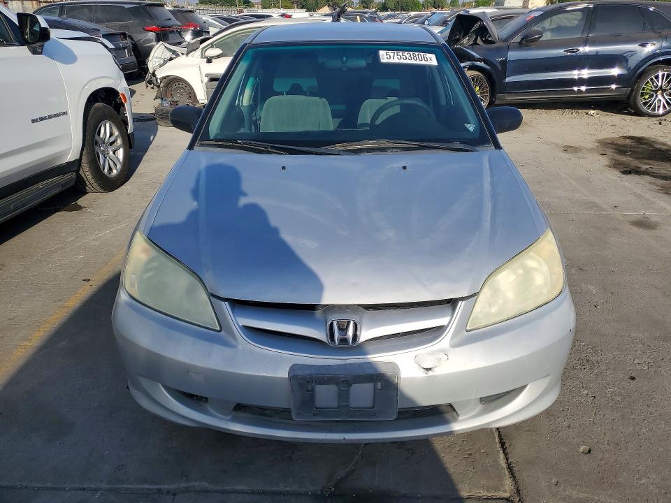 57553806 :رقم المزاد ، 1HGEN26535L000054 vin ، 2005 Honda Civic مزاد بيع