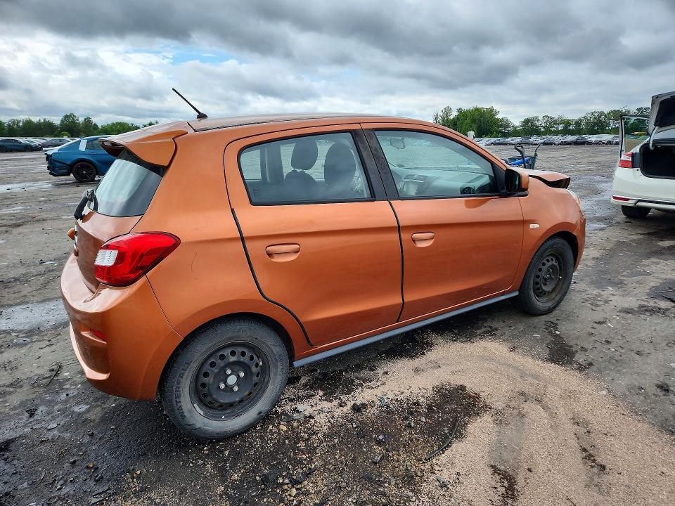 2020 Mitsubishi Mirage მანქანა იყიდება აუქციონზე, vin: ML32A3HJ8LH003452, აუქციონის ნომერი: 58473206