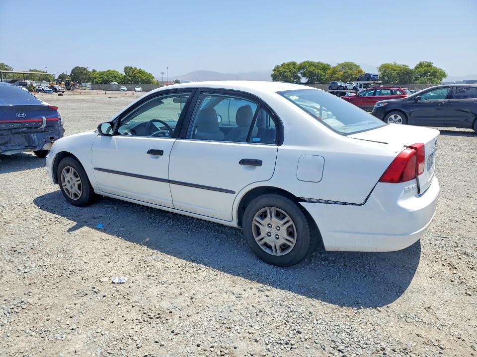 57161156 :رقم المزاد ، 2HGES16271H581817 vin ، 2001 Honda Civic مزاد بيع