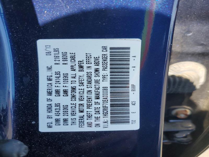 57233626 :رقم المزاد ، 1HGCR6F70EA000089 vin ، 2014 Honda Accord مزاد بيع