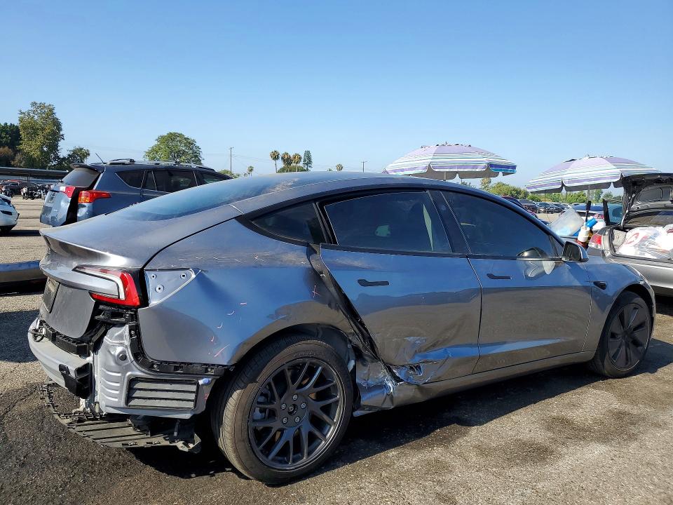 2025 Tesla Model 3 მანქანა იყიდება აუქციონზე, vin: 5YJ3E1EAXSF075590, აუქციონის ნომერი: 58116776