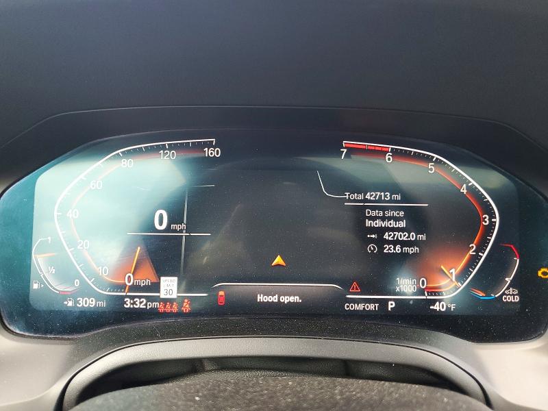 2022 Bmw 330xi მანქანა იყიდება აუქციონზე, vin: 3MW5R7J09N8C51676, აუქციონის ნომერი: 57040256