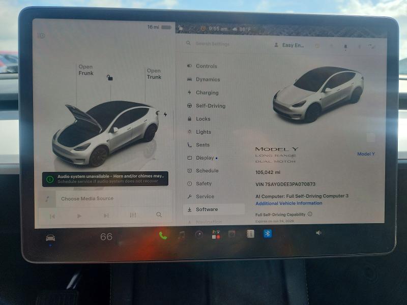 Продажа на аукционе авто 2023 Tesla Model Y, vin: 7SAYGDEE3PA070873, номер лота: 56304566