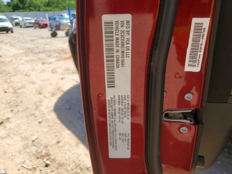 Auction sale of the 2021 Dodge Charger, vin: 2C3CDXBG1MH519441, lot number: 55781796