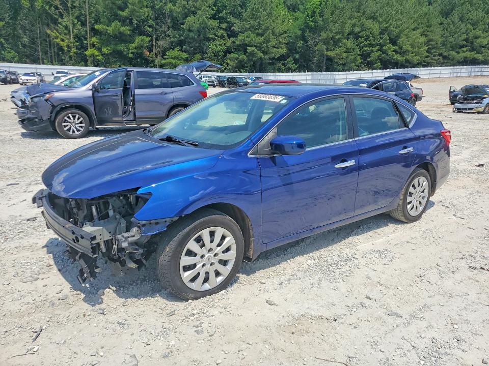 56863836 :رقم المزاد ، 3N1AB7AP0KY255438 vin ، 2019 Nissan Sentra مزاد بيع