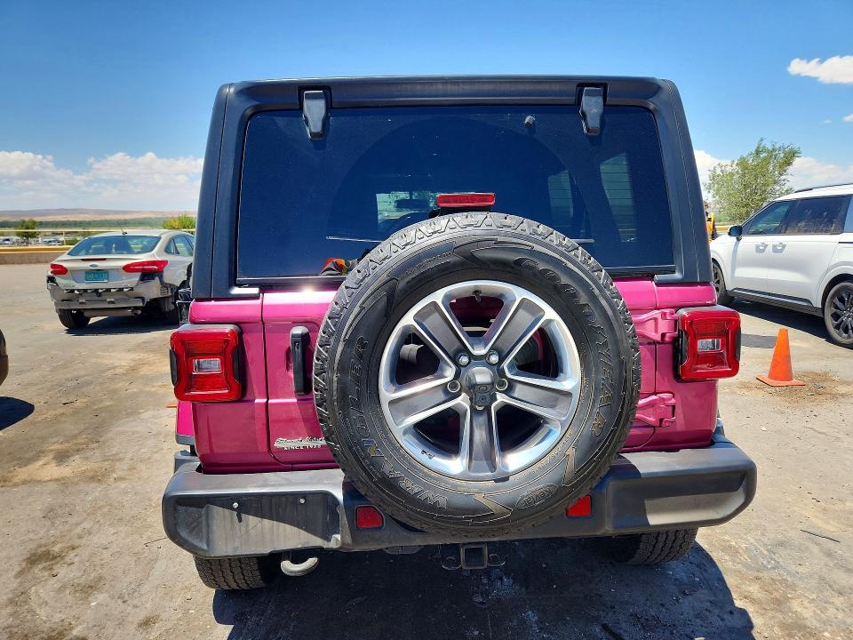 58989166 :رقم المزاد ، 1C4HJXEG3MW840727 vin ، 2021 Jeep Wrangler Unlimited مزاد بيع