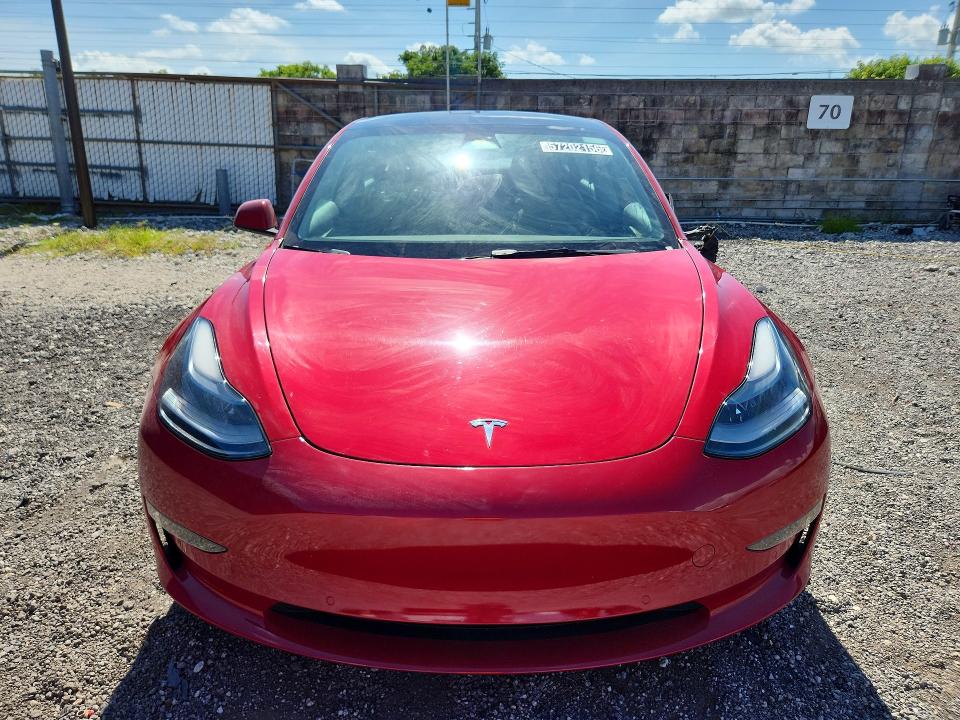Продажа на аукционе авто 2022 Tesla Model 3, vin: 5YJ3E1EA0NF369827, номер лота: 57202156