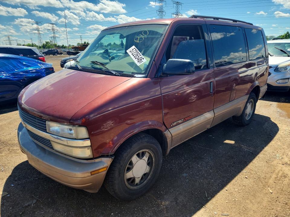 1998 Chevrolet Astro მანქანა იყიდება აუქციონზე, vin: 1GNEL19W7WB102121, აუქციონის ნომერი: 57226546