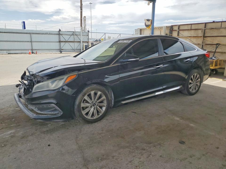 2015 Hyundai Sonata მანქანა იყიდება აუქციონზე, vin: 5NPE34AFXFH075257, აუქციონის ნომერი: 57827136