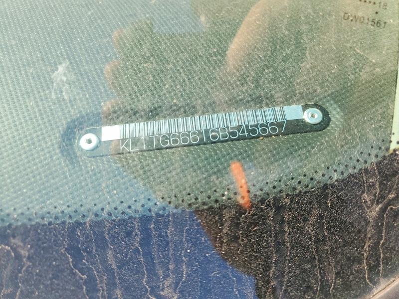 2006 Chevrolet Aveo მანქანა იყიდება აუქციონზე, vin: KL1TG66616B545667, აუქციონის ნომერი: 59000986