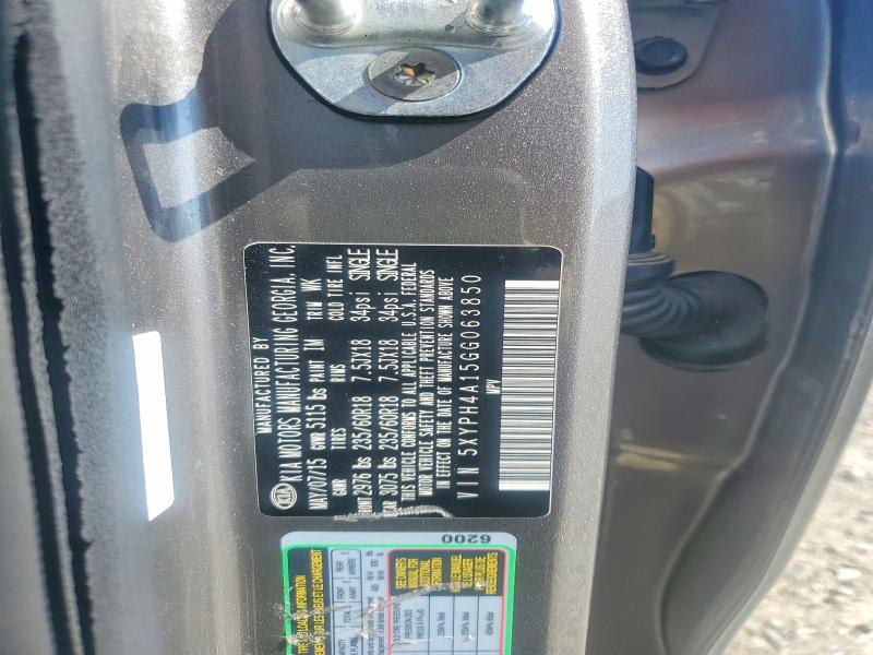 Продаж на аукціоні авто 2016 Kia Sorento, vin: 5XYPH4A15GG063850, номер лоту: 56027556