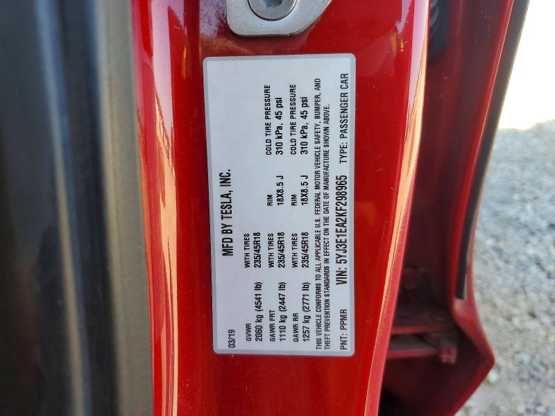 Aukcja sprzedaży 2019 Tesla Model 3, vin: 5YJ3E1EA2KF298965, numer aukcji: 57167376