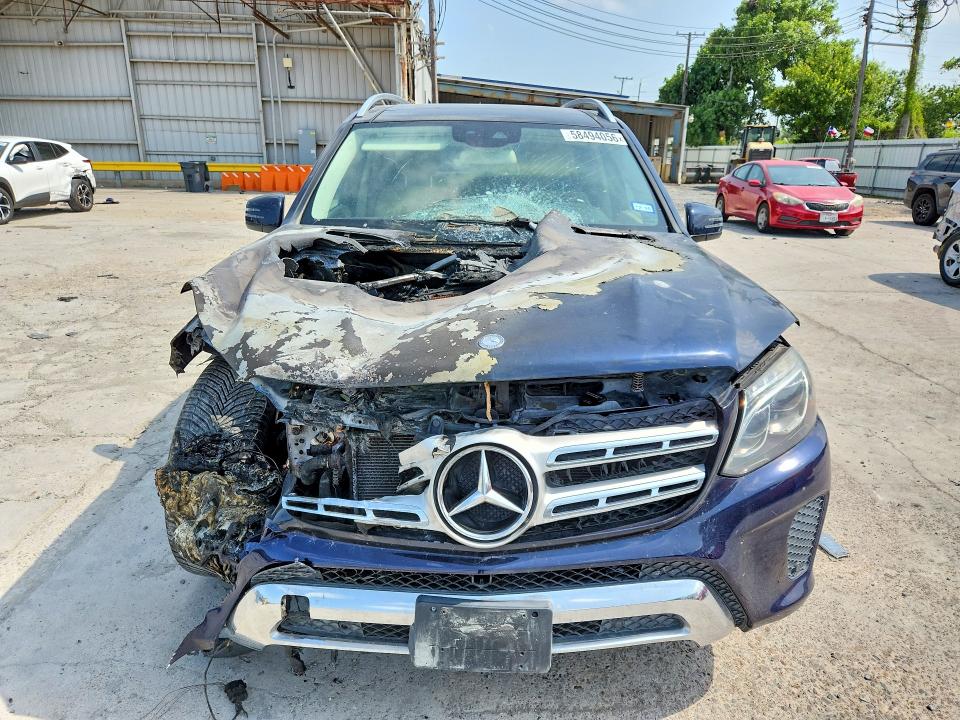 58494056 :رقم المزاد ، 4JGDF6EE5HA780344 vin ، 2017 Mercedes-benz Gls مزاد بيع