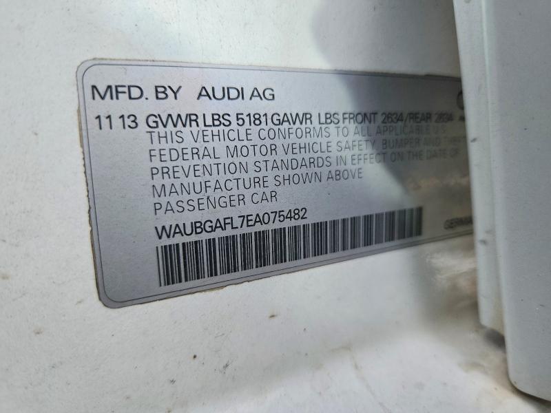 Продажа на аукционе авто 2014 Audi S4, vin: WAUBGAFL7EA075482, номер лота: 55363066