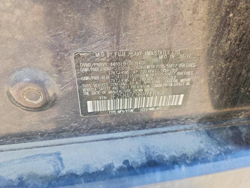 Продаж на аукціоні авто 2011 Subaru Forester, vin: JF2SHADC9BH741068, номер лоту: 56542426